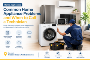 Common Home Appliance Problems and When to Call a Technician